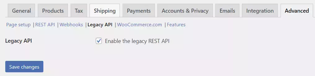legacy rest api
